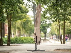 Winza 250 x 64 cm grijze parasol beschermhoes