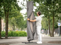 Winza 250 x 64 cm grijze parasol beschermhoes