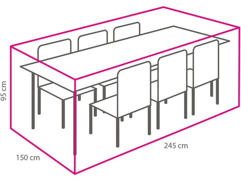 Winza 245 x 150 x 95 cm tuinsethoes