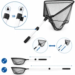 X2 Telescoop schepnet - 40 x 40 cm