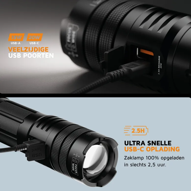 Xtorm Flashlight & Powerbank zaklamp