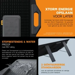 Xtorm Foldable Solar Panel - 60 Watt