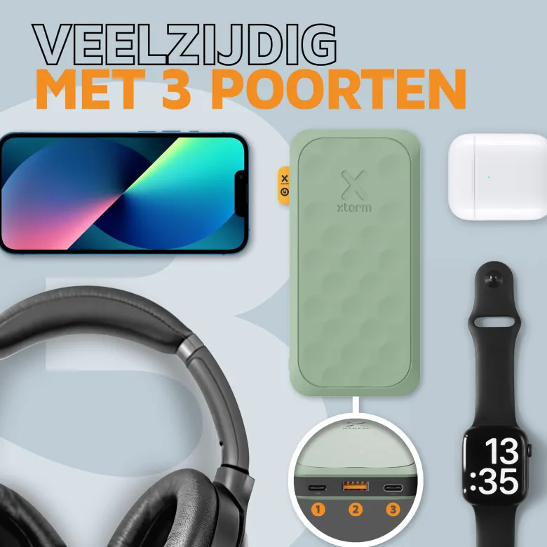 Xtorm Fuel Series 5 10.000 mAh Powerbank - Green