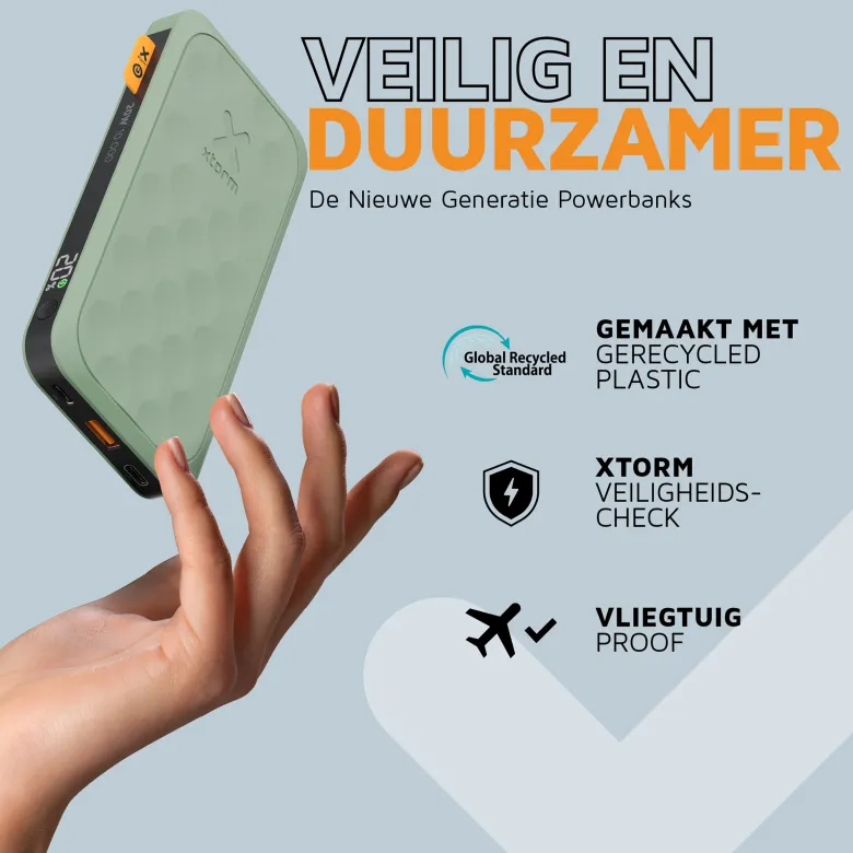 Xtorm Fuel Series 5 10.000 mAh Powerbank - Green