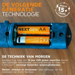 Xtorm NextGen USB-C Rechargeable AA Batterijen - Set van 4