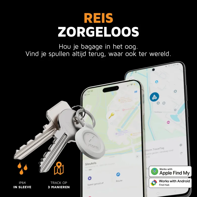 Xtorm Water-resistant White TravelTag - Set van 3