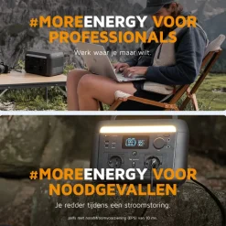 Xtorm 600 watt powerstation met 200 watt zonnepnaeel