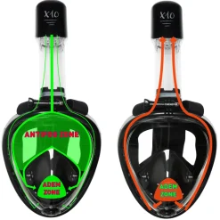 X10 Volwassen S/M snorkelmasker - Black