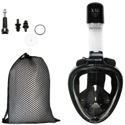 X10 Volwassen S/M snorkelmasker - Black