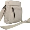 Yakfield Cook Canvas compacte schoudertas - Off-white