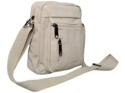 Yakfield Cook Canvas compacte schoudertas - Off-white