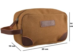 Yakfield Dias Canvas toilettas - Brown