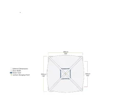 Zempire Aerobase 3+1 opblaasbare partytent met zijwand