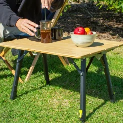 Zempire Kitpac PRO Standard Bamboe campingtafel - 65 x 50 cm
