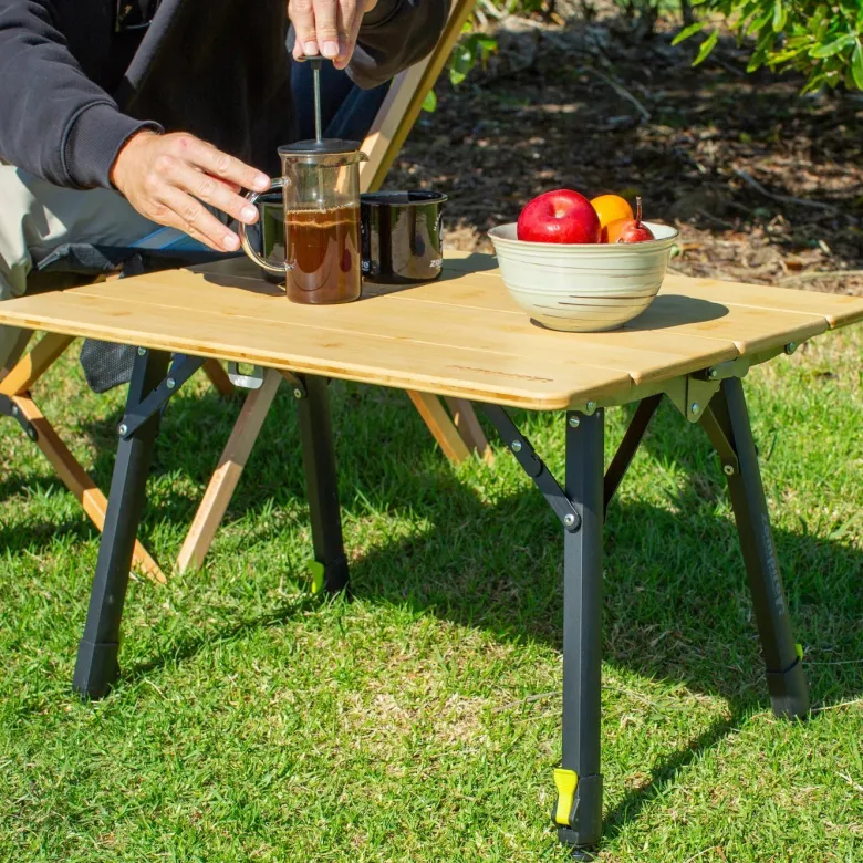 Zempire Kitpac PRO Standard Bamboe campingtafel - 65 x 50 cm